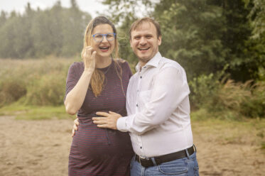 Schwangerschaftsfotos mit Partner