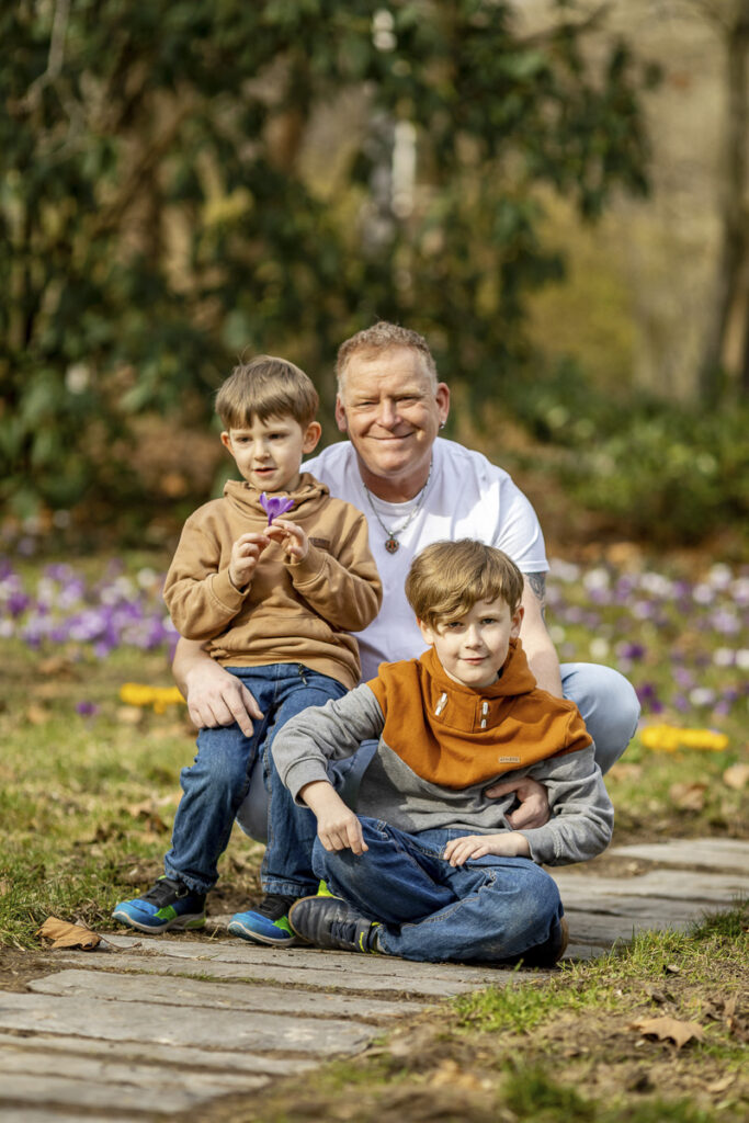 Frühlings Familienfotos