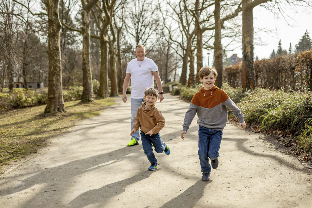 Frühlings Familienfotos